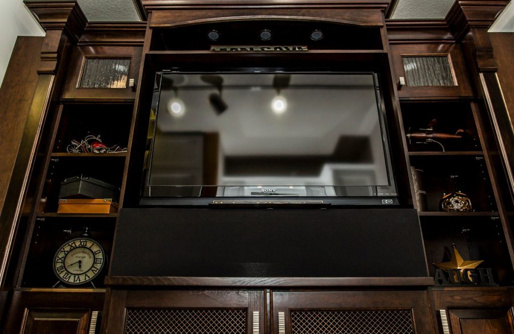 Custom TV Unit and Cabinetry TV Unit by Dowdal Cabinets in North Bay